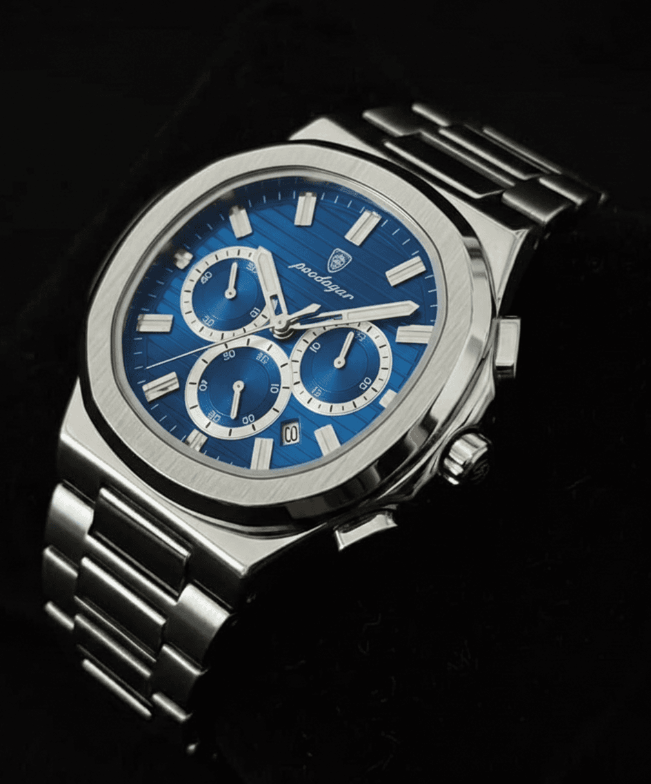 Montre de luxe POEDAGAR – 834 - Bleu