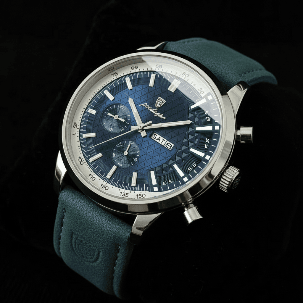 POEDAGAR Luxury Watch – 895 - cuir